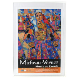 Affiche d'exposition de Robert Michau Ve