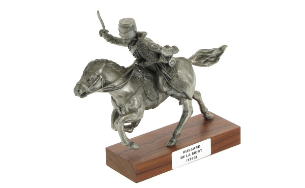 "Hussard de la mort", sujet en étain sur