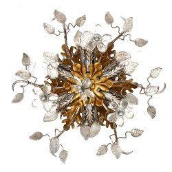 Petite suspension à 2 bras de lumière en