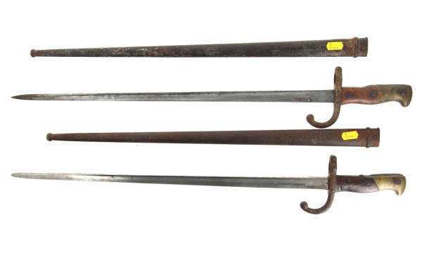 Lot de baïonnette Gras modèle 1874. Lame