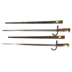 Lot de baïonnette Gras modèle 1874. Lame
