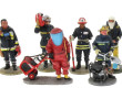 POMPIERS - 20 figurines en plomb de pom