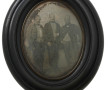DAGUERREOTYPE XIXème à vue ovale dans un