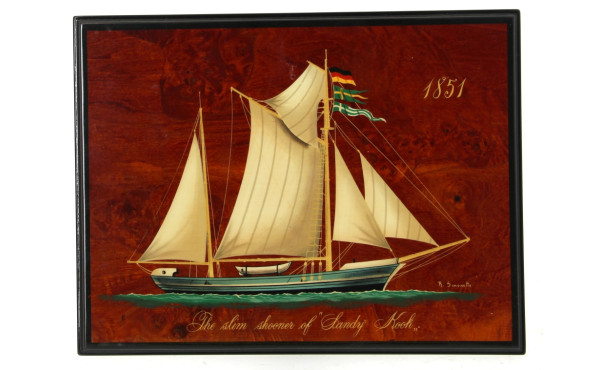 R. Simonetto - Panneau décoratif peint s