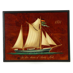 R. Simonetto - Panneau décoratif peint s