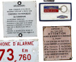 SNCF et divers - Lot de 5 plaques dont 
