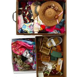 3 cartons décorations miniatures pour vi