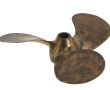Petite hélice 3 pales en bronze, marquée
