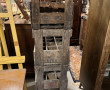 4 casiers à bouteilles en bois anciens