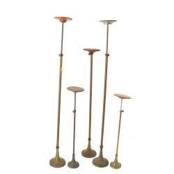 Supports à chapeaux anciens extensibles,