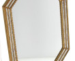 Miroir à pans coupés et parecloses, verr