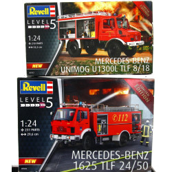 POMPIERS - 2 maquettes de camion de pomp