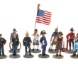 POMPIERS - 20 figurines en plomb de pom