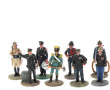 POMPIERS - 20 figurines en plomb de pom