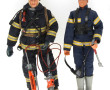 POMPIERS - 2 figurines de pompiers avec 