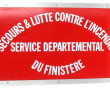 POMPIERS - 4 panneaux à décor de camion 