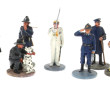 POMPIERS - 15 figurines en plomb de pom