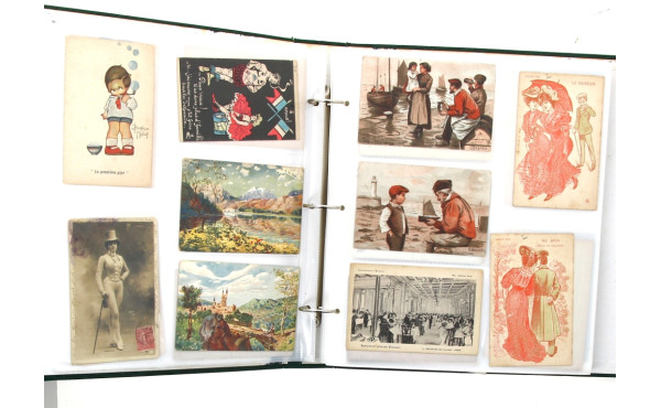 FANTAISIE - Lot d'environ 199 cartes pos