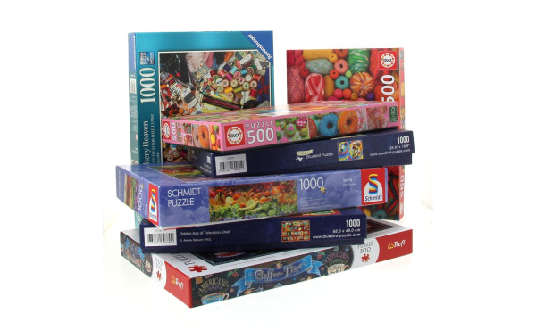 PUZZLES - 7 puzzles (3 à 500 pièces et 4