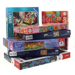 PUZZLES - 7 puzzles (3 à 500 pièces et 4
