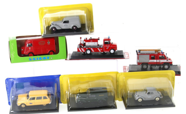 Lot de 7 véhicues 1/43 en BO