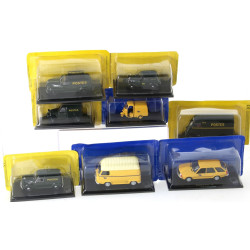 LA POSTE - Lot de 8 véhicules 1/43 en BO