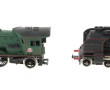 2 locomotives à vapeur 241 P 7 et 231 K 