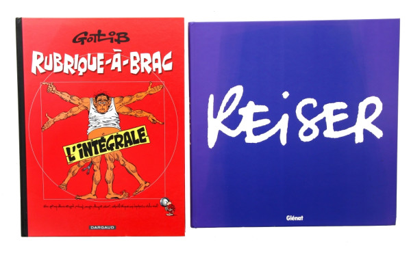 GOTLIB et REISER - Lot de 2 ouvrages - "