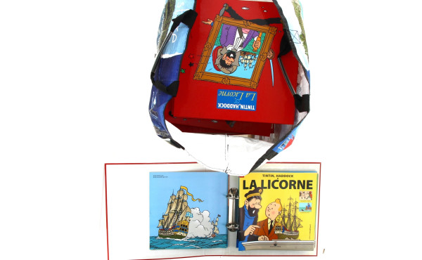 TINTIN - Lot de 5 classeurs de facicules