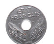 ETAT FRANÇAIS. 20 Centimes. 1944. Fer. G