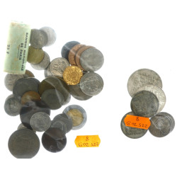 Lot de pièces en argent : 1 pièce de 20 