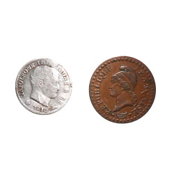 5 soldi argent Napoléon 1er Roi d'Italie