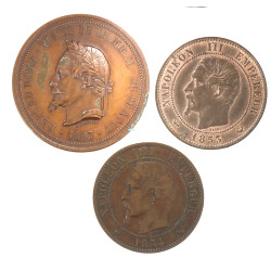NAPOLEON III - 3 jetons: jeton Visite de