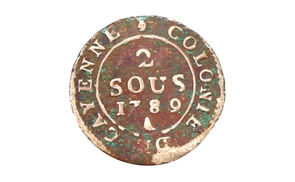 COLONIE DE CAYENNE - 2 sous1789