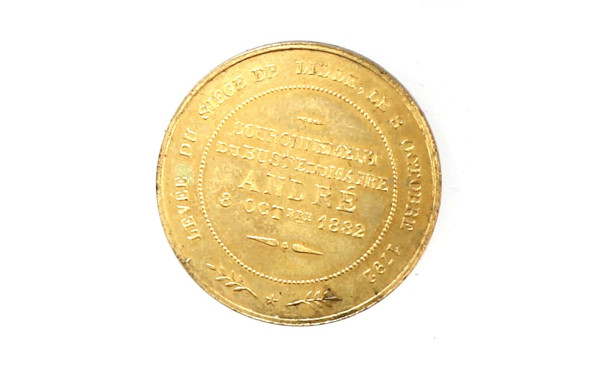 Jeton de bienfaisance "Couronnement du b