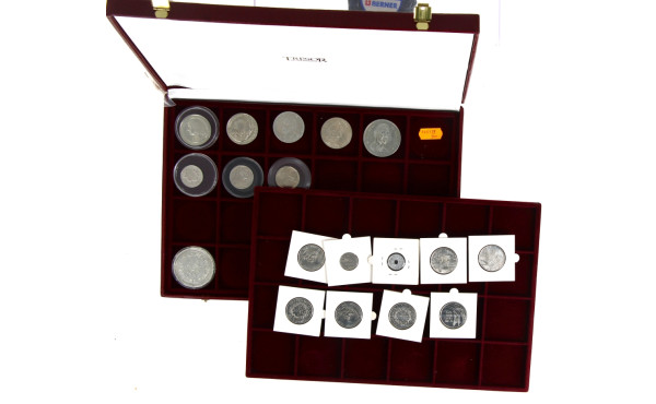 Coffret de rangement de monnaies à deux 