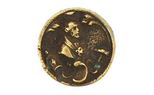 Méreau de corporation en bronze à décor 