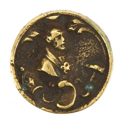 Méreau de corporation en bronze à décor 