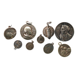 MEDAILLES RELIGIEUSES - Lot de 9 médaill