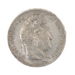 Ecu 5 fr Louis Philippe argent 1833 poid