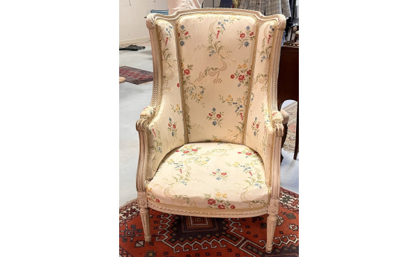 Bergère à oreilles de style Louis XVI, t