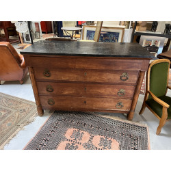 Commode XIXème de style Empire en placag