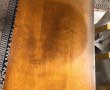Petite table console en merisier, piètem