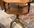 Petite table console en merisier, piètem