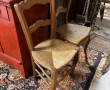 Petite table de toilette plateau marbre 