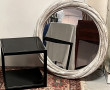 Lot comprenant un miroir moderne rond fa