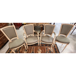 Paire de fauteuils et paire de chaises e