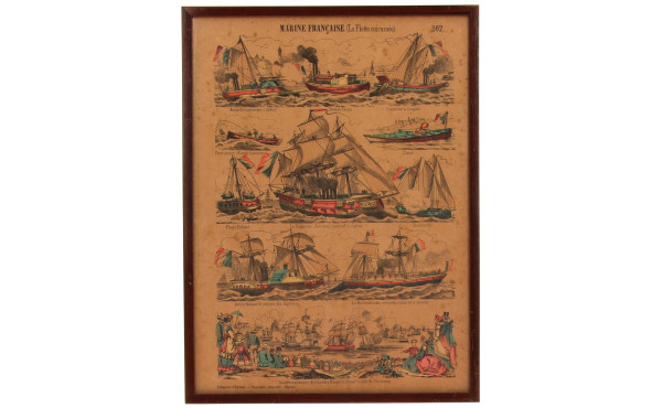 Imagerie PELLERIN - "Marine Française (L