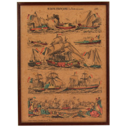 Imagerie PELLERIN - "Marine Française (L