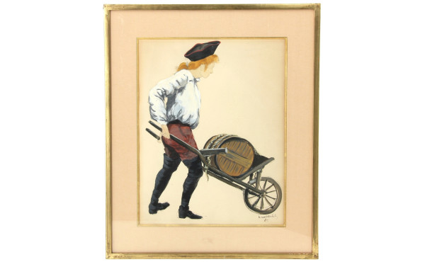 Georges WAKHEVITCH (1907-1984) "Le march